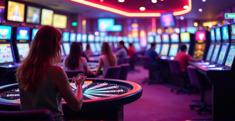 ผู้เล่นกำลังสนุกกับเกมคาสิโนสดหลากหลายจากผู้ให้บริการชั้นนำ